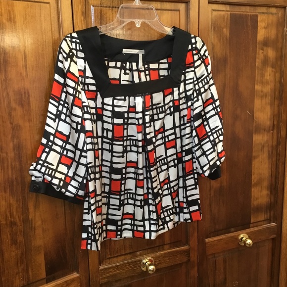 Classiques Entier silk blouse, size SP, left side zipper relief, - Picture 1 of 3